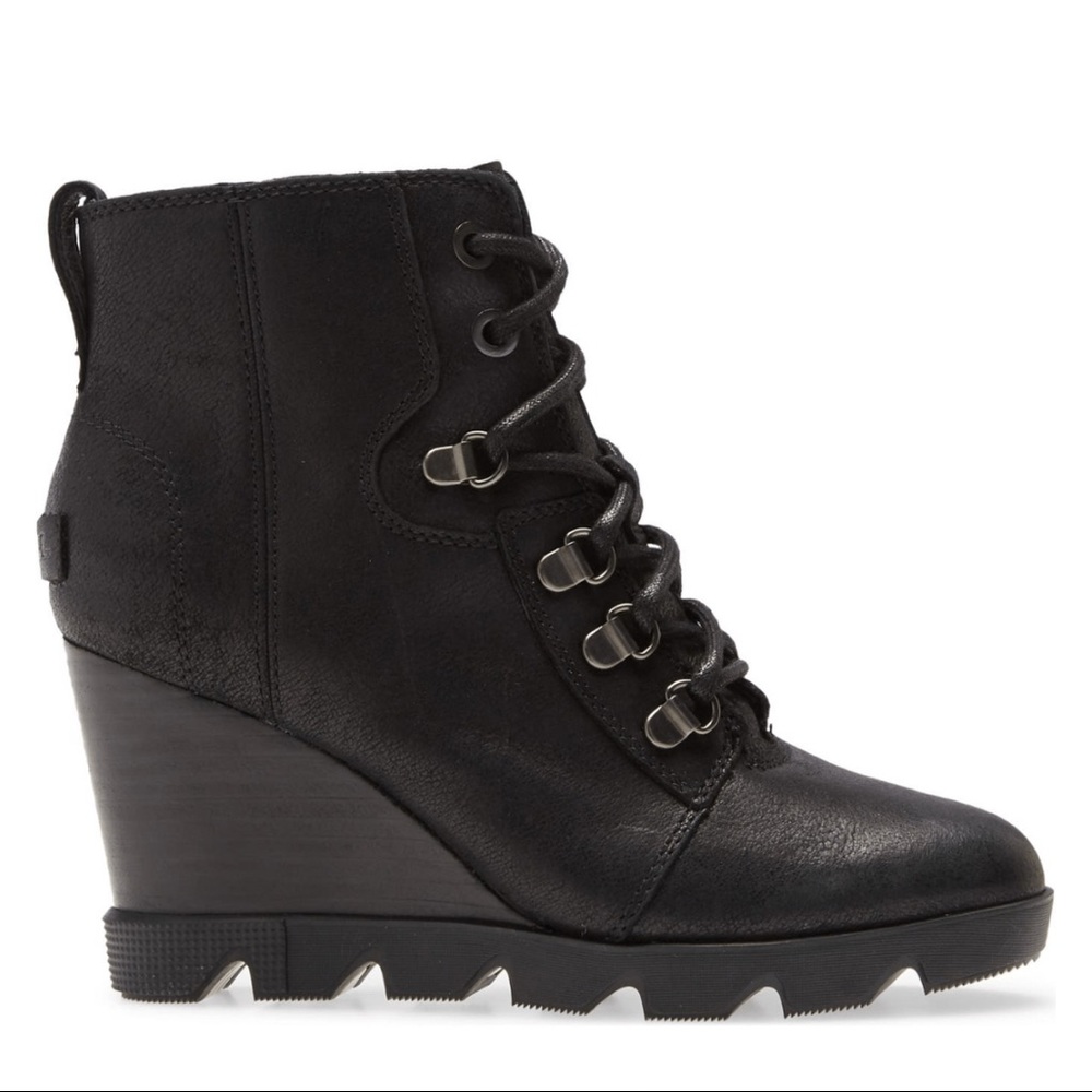 NWT Sorel Joan Uptown Waterproof Leather Ankle Bootie - Picture 3 of 14
